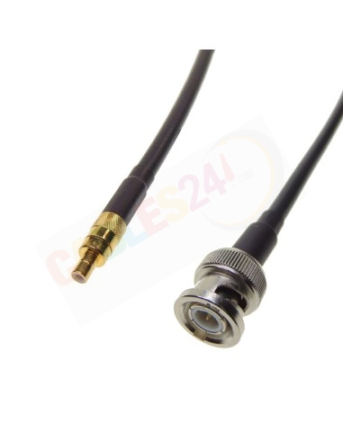 BNC male to SMB jack RG223 coax patchcord