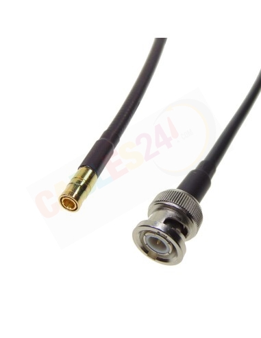 BNC male to SMB plug RG223 coax patchcord