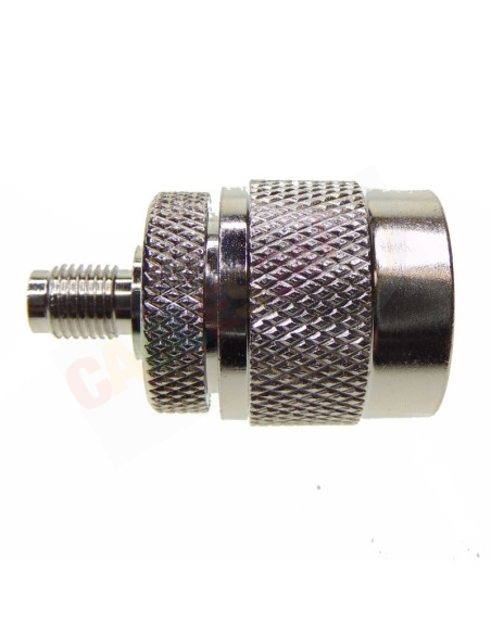 Adaptador Coaxial RF N macho a SMA hembra
