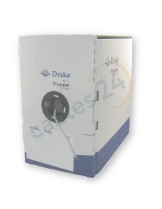 Cable UTP CAT5e 4x2xAWG24 LSZH Gray Draka. Caja de 305m