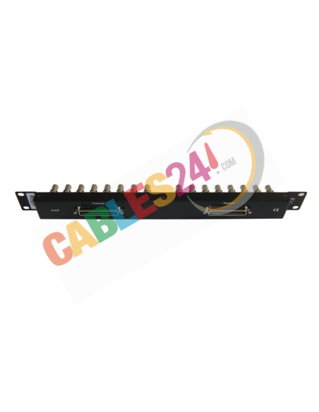 Panel Telco RJ21 Tx+Rx 16xE1 (DCC16BNC/25T1-S)
