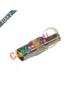 BNC Female Coax Connector 75 Ohm Straight Crimp type Flex5/75
