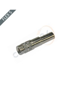 1.0/2.3 Male DIN Push-Pull Coax Connector 75 Ohm Straight Crimp type Flex5/75