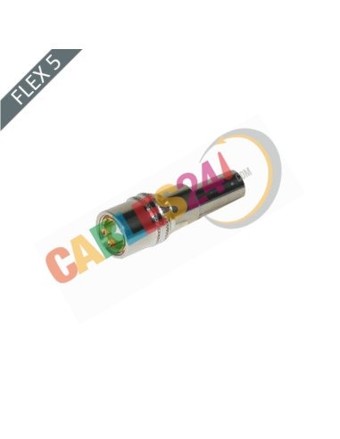 BT43 Coax Connector 75 Ohm Straight Crimp type Flex5/75