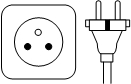 Clavija eléctrica tipo E