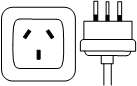 Clavija eléctrica tipo I